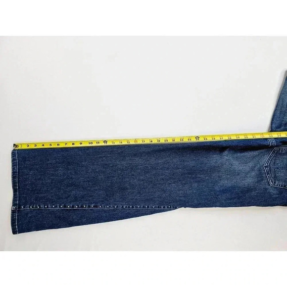 Lucky Brand 29X33 Women's Low Rise Flare Yellowstone Embroidered Y Jeans Sz 8/29 - Picture 7 of 16